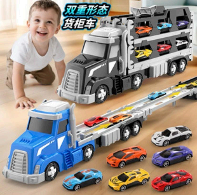 truck deformation folding track set truck deformation folding track set