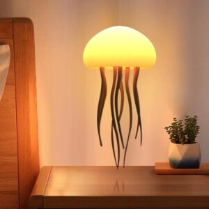 voice activated jellyfish led lamp – atmosphere night light