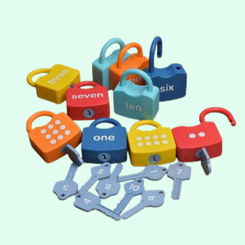 montessori learning locks set