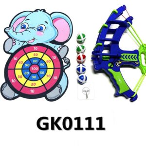 shooting archery elephant dartboard toy set with sticky balls