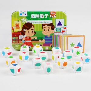 interactive shape & color learning puzzle for kids