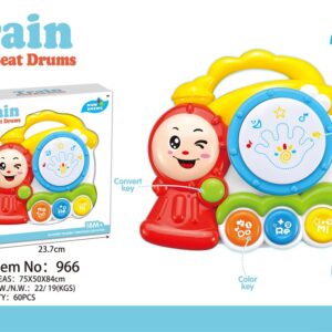 train hand beat drum baby toy
