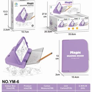 magic drawing tracing board portable education