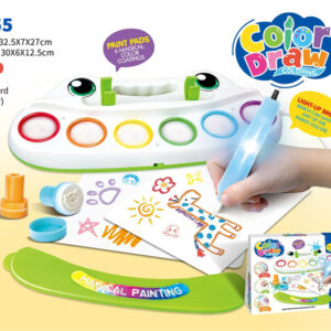 color draw magical painting set for kids – mess free drawing kit