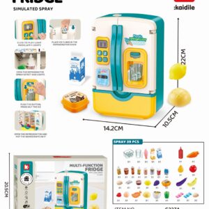 39pcs multi functional pretend fridge with spray