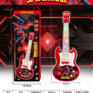 spider man light & sound musical guitar toy