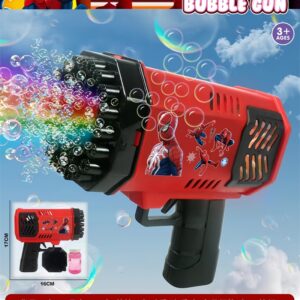 spider man bubble gun (40 hole – colorful)
