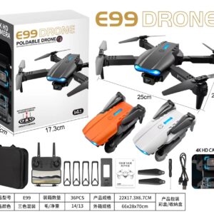 e99 foldable drone with 4k hd camera