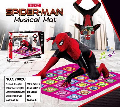 spider man musical mat for children. spider man musical mat for children.