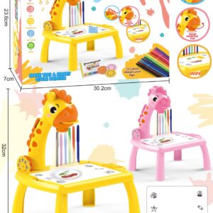 giraffe projector painting table