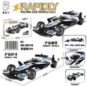 kbox f1 style formula racing car building blocks toy 