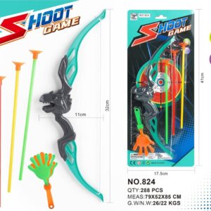 kids archery bow & arrow shooting game set with target